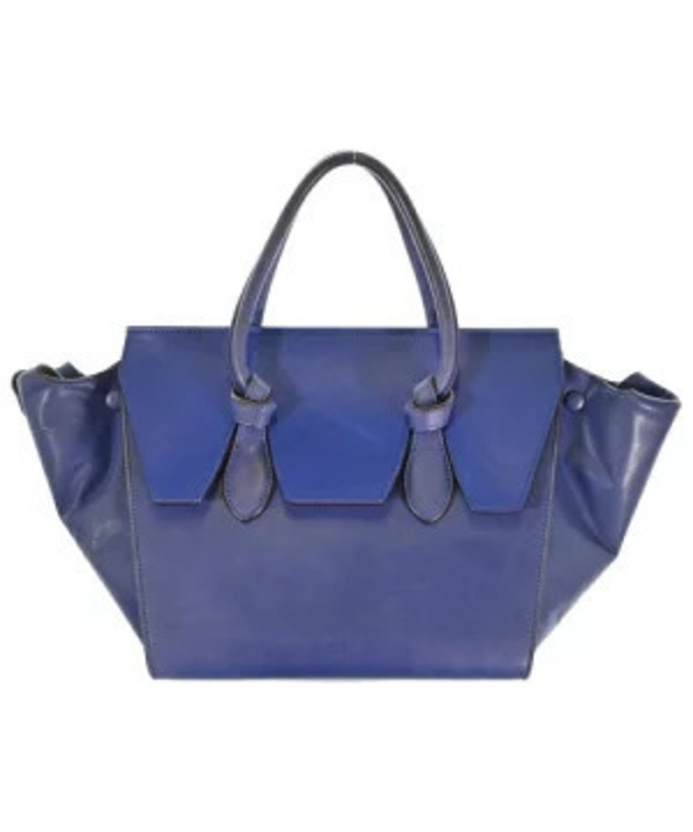 Celine Tie Bag blue leather knot Blue